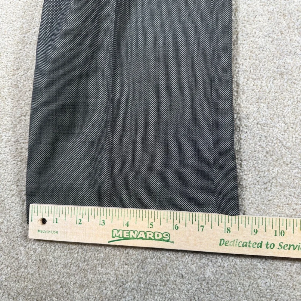 Banana‎ Republic Dress Pants Mens 35x32 Grey Tailored Slim Fit 100% Wool READ